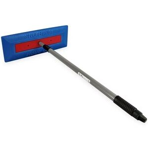 Sno Brum Snow Removal Tool with Blue and Red Head